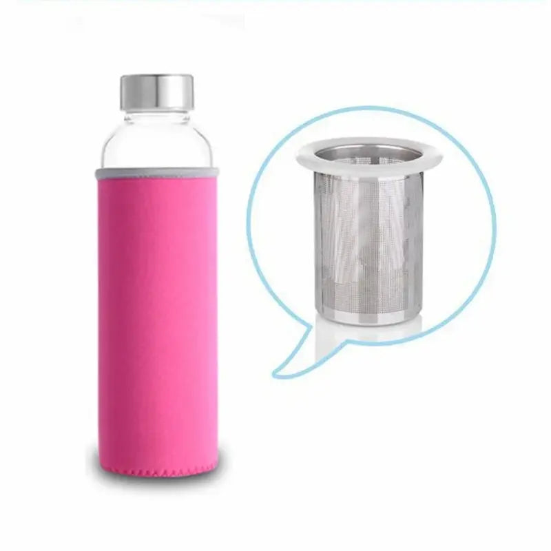 Gourde de sport en verre – Zéro goût plastique | VitraFlow