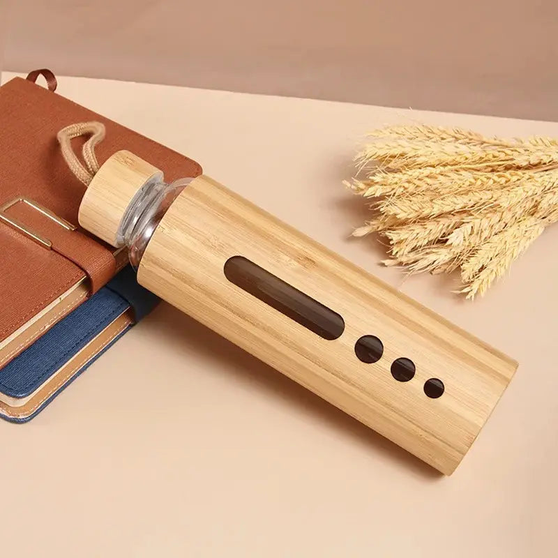Gourde en verre bambou – Élégance & santé | VivaVerre