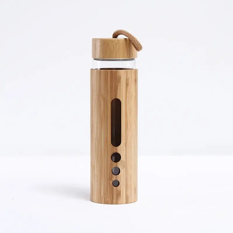 Gourde en verre bambou – Élégance & santé | VivaVerre