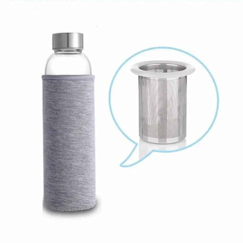 Gourde de sport en verre – Zéro goût plastique | VitraFlow