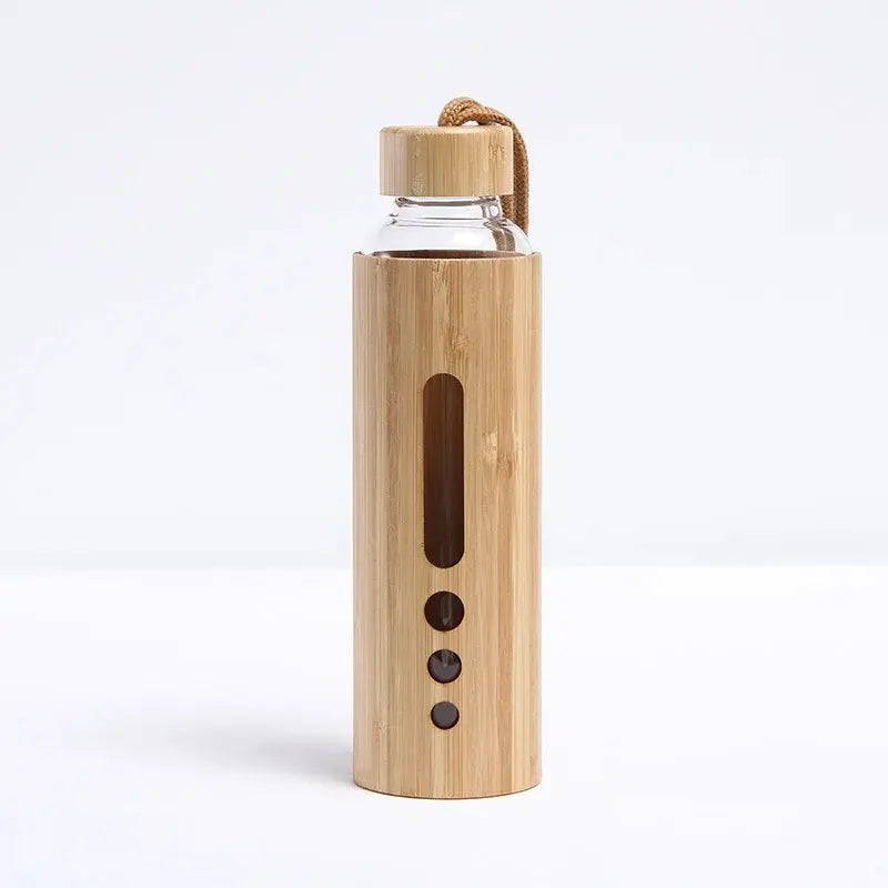 Gourde en verre bambou – Élégance & santé | VivaVerre
