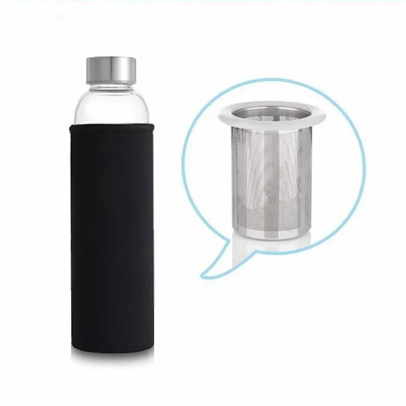 Gourde de sport en verre – Zéro goût plastique | VitraFlow