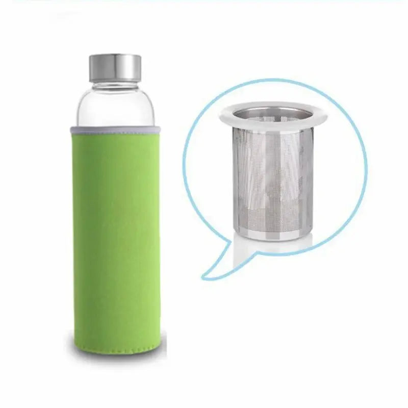 Gourde de sport en verre – Zéro goût plastique | VitraFlow