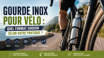 Gourde inox pour vélo : quel format choisir selon votre pratique ?