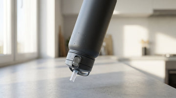 Gourde isotherme 1l avec paille : le test complet d'étanchéité