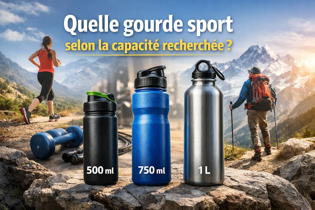 Quelle gourde sport selon la capacité recherchée ?