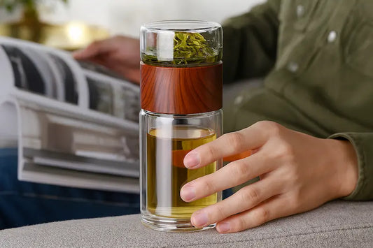 Gourde en verre double paroi : avantages et inconvénients