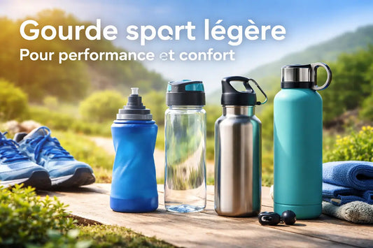 Gourde sport légère pour performance et confort