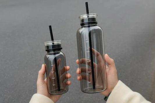 Capacité gourde en verre : 500ml, 750ml ou 1L ? Guide 2025