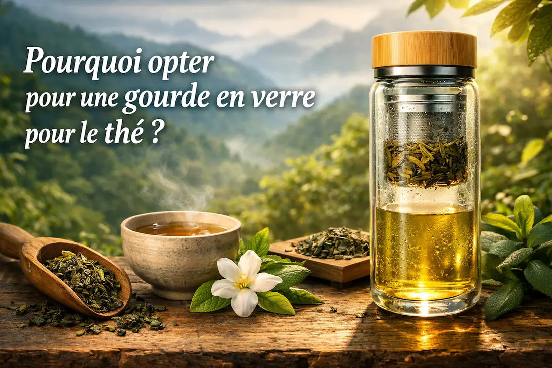 Pourquoi opter pour une gourde en verre pour le thé ?