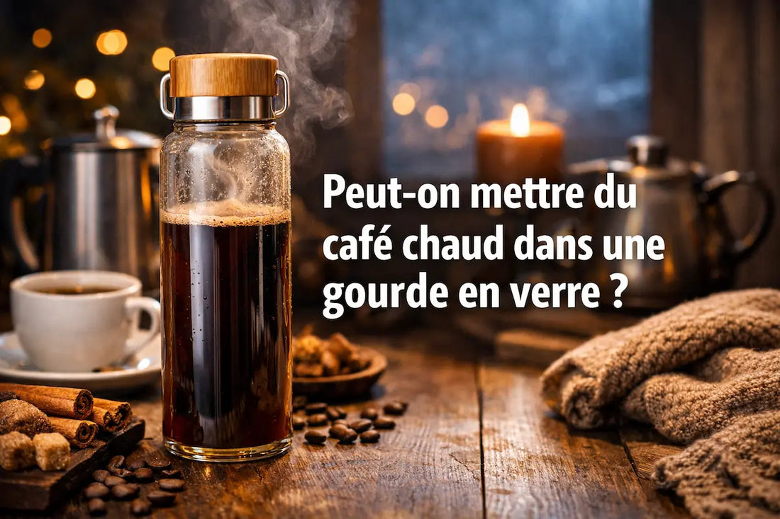 Peut-on mettre du café chaud dans une gourde en verre ?