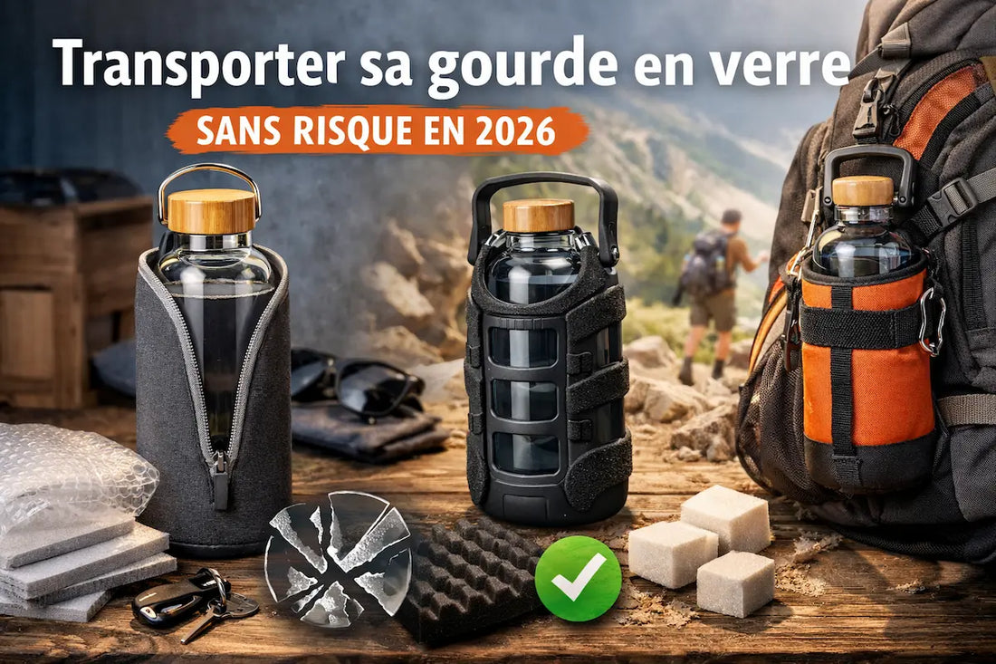 Transporter sa gourde en verre sans risque en 2026
