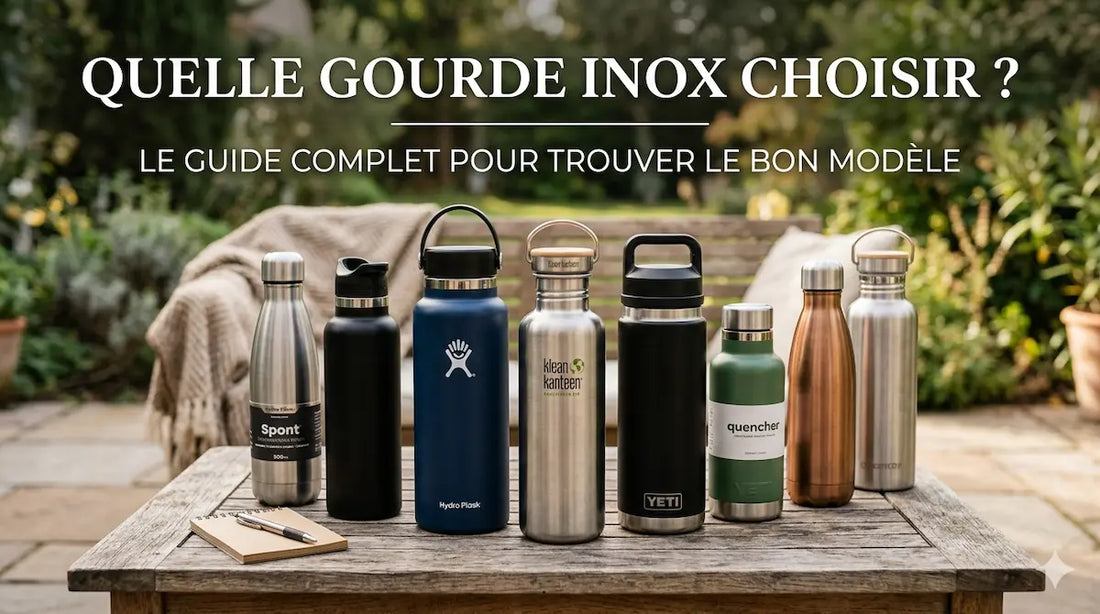 Quelle gourde inox choisir ? Trouver votre modèle