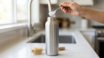 Nettoyer une gourde inox au bicarbonate : la méthode naturelle efficace