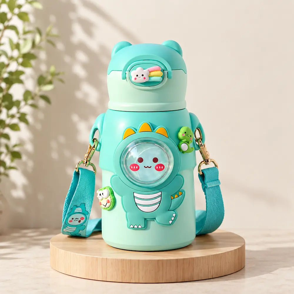 Gourde enfant motif ours - Pratique au quotidien