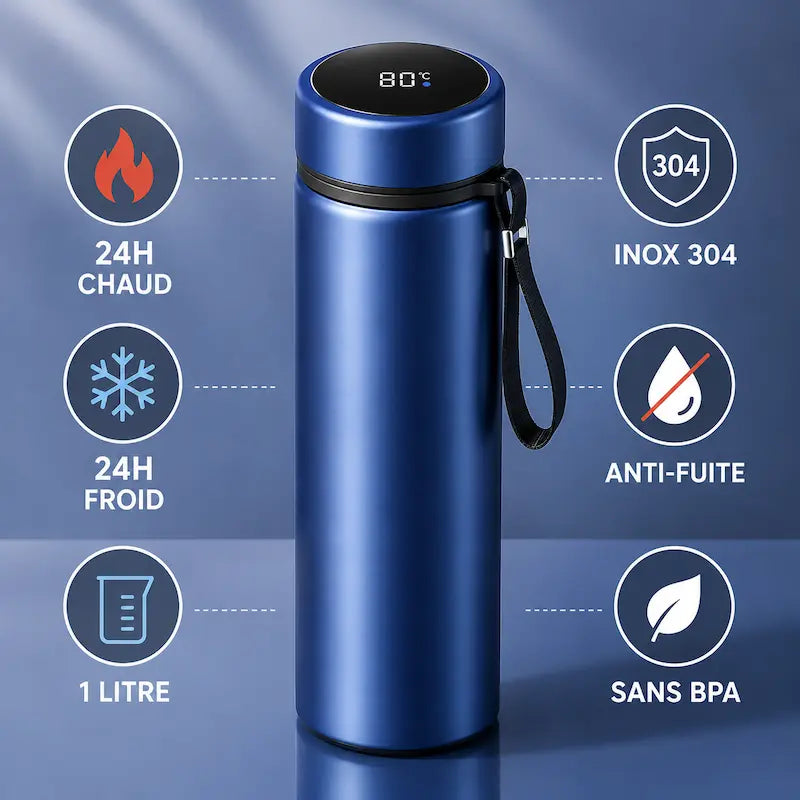 Bouteille d’eau thermique 1L
