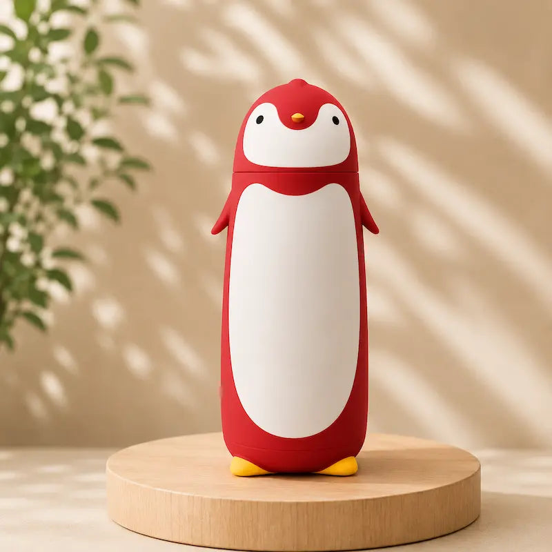 Gourde Pinguin - Anti-fuite et pratique | AquaKids