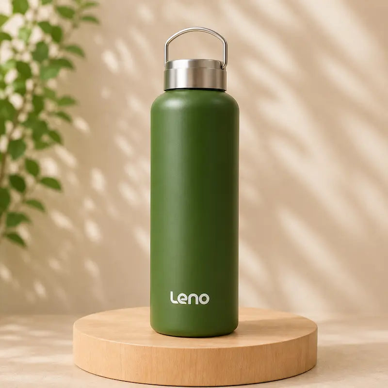 Gourde sport inox verte - Robuste & nomade | Leno