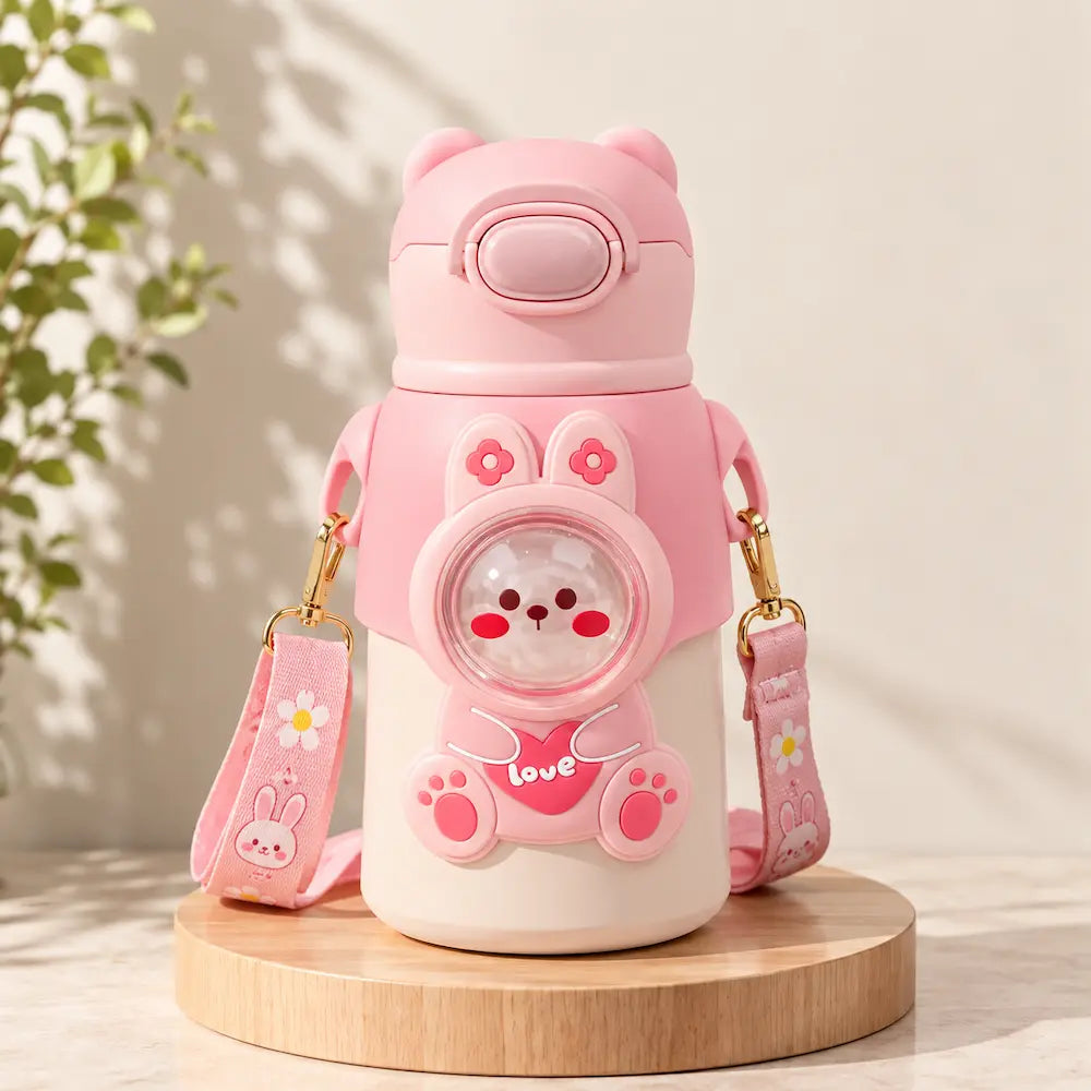 Gourde enfant motif ours - Pratique au quotidien