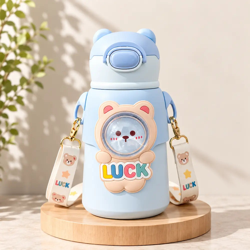 Gourde enfant motif ours - Pratique au quotidien