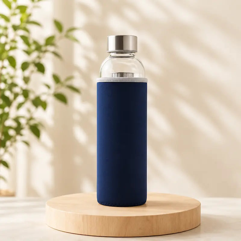 Gourde de sport en verre – Zéro goût plastique | VitraFlow
