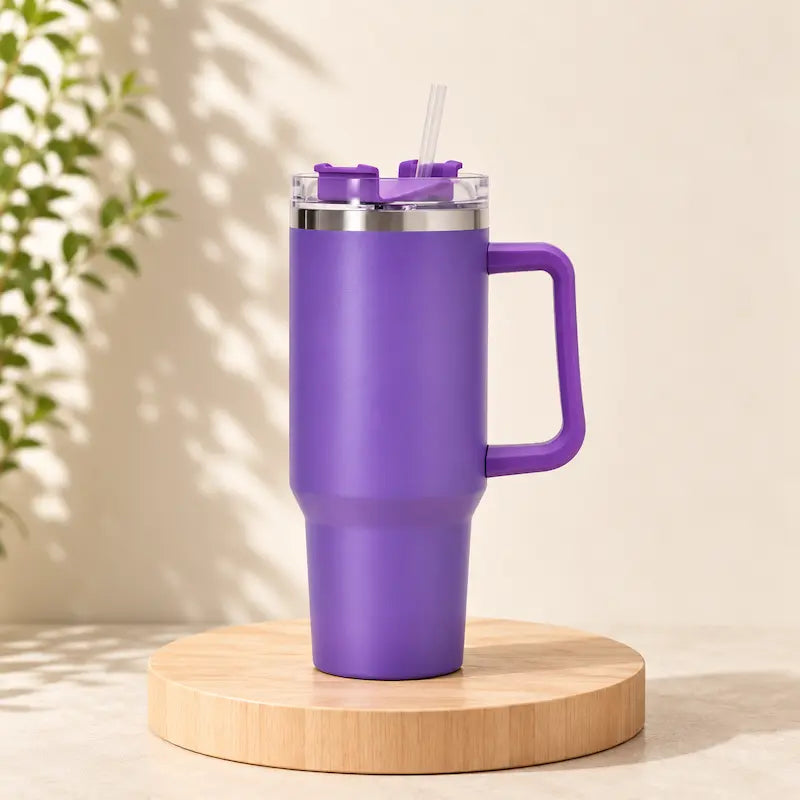 Gourde tumbler inox - Garde 10h chaud ou froid