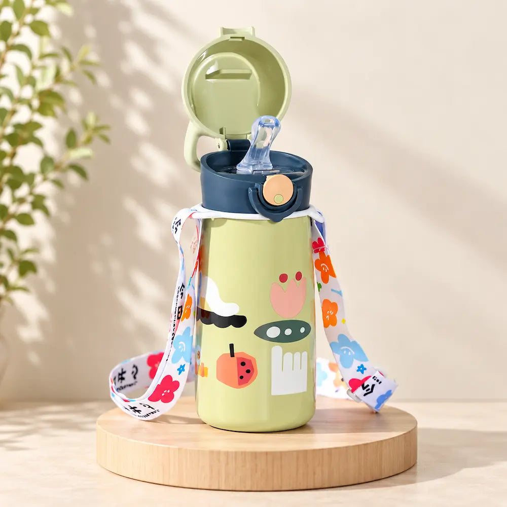 Gourde enfant inox 480 ml - Pratique