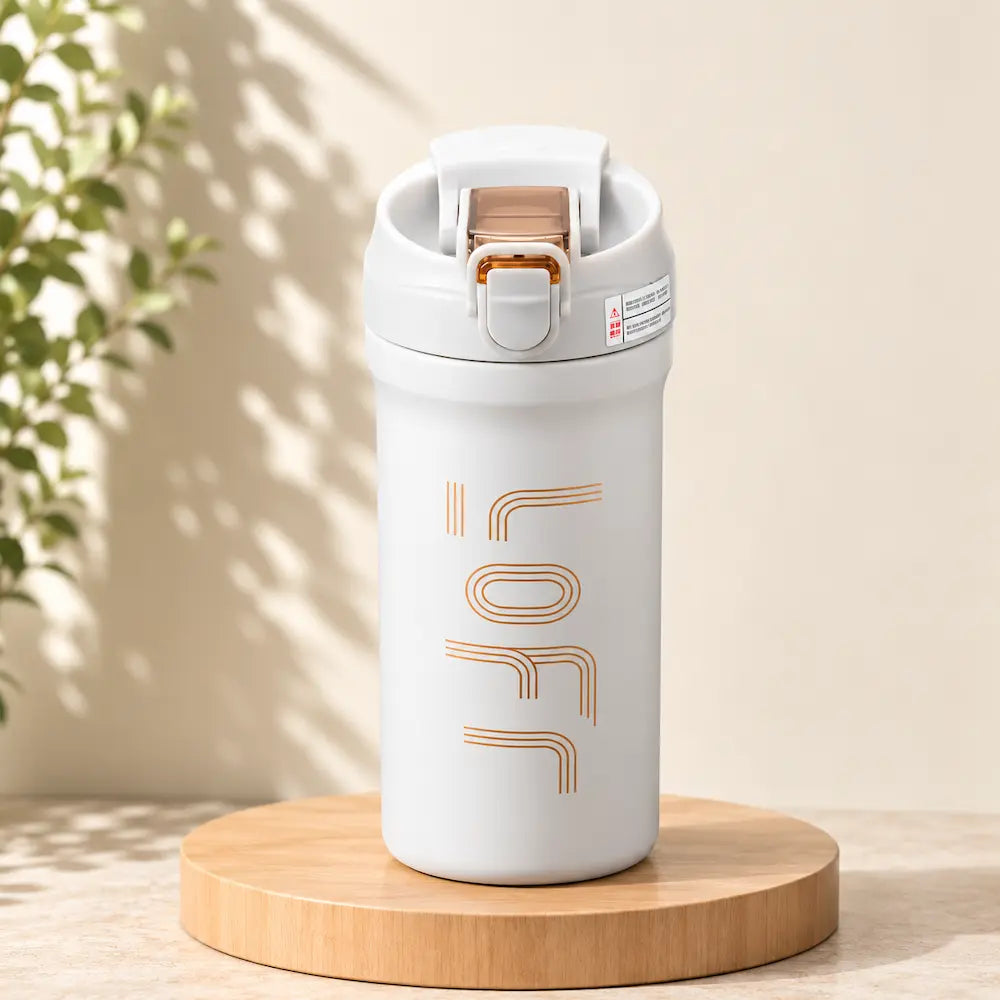 Gourde isotherme 600 ml avec paille - Hydratation pratique