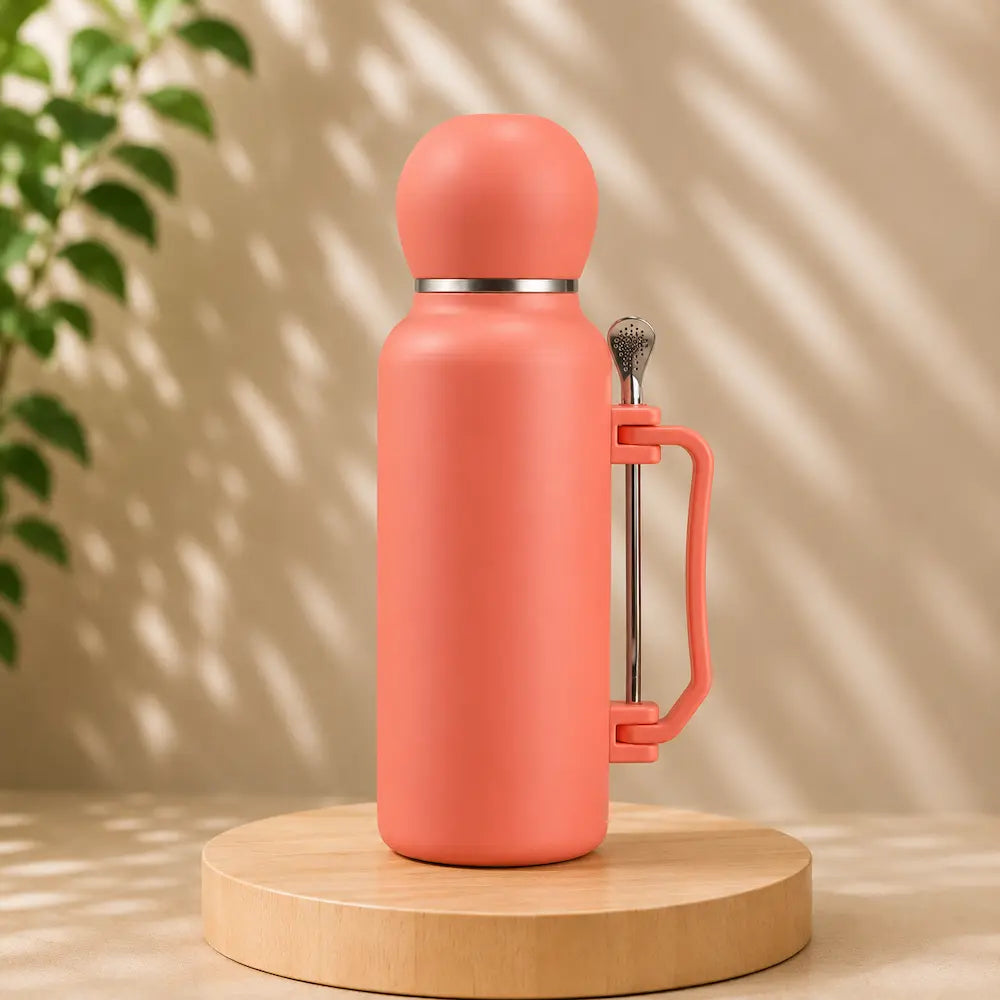 Thermos Yerba Mate 1,3L - Double paroi avec bombilla