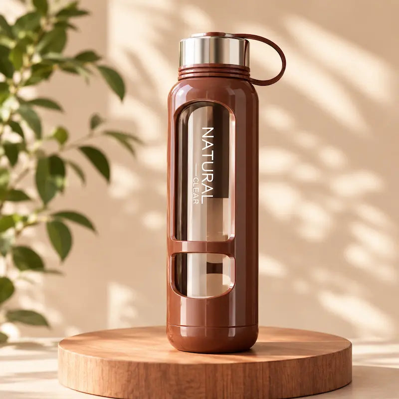 Bouteille en verre anti-brûlure - Protection thermique | SafeGlass