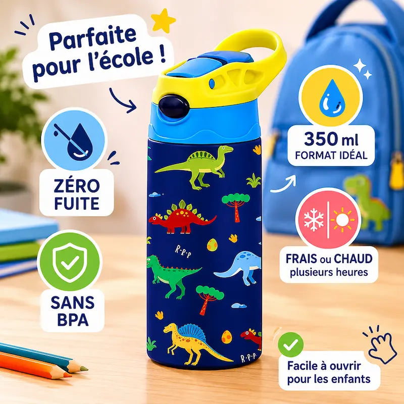 Petite gourde isotherme – Zéro fuite