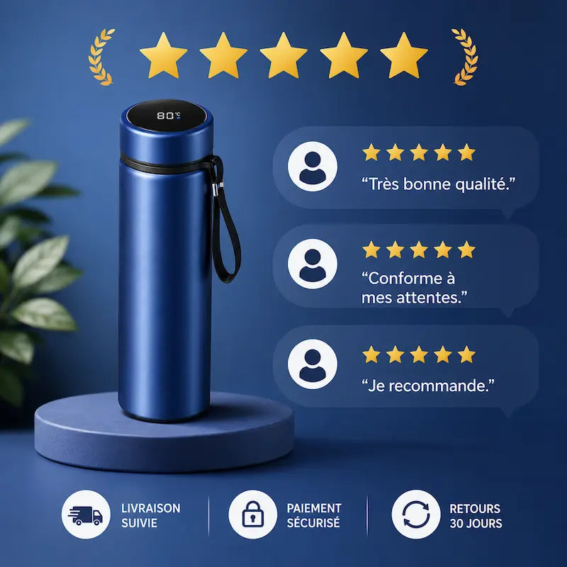 Bouteille d’eau thermique 1L