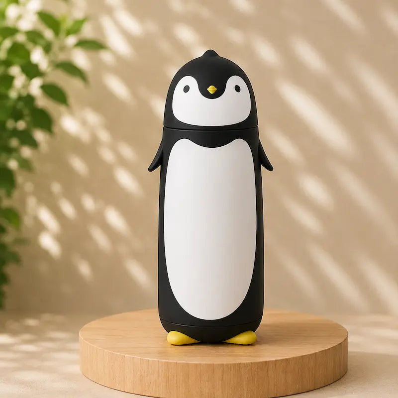 Gourde Pinguin - Anti-fuite et pratique | AquaKids