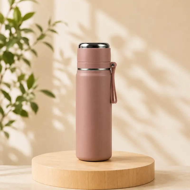 Gourde isotherme en acier inoxydable - Étanche