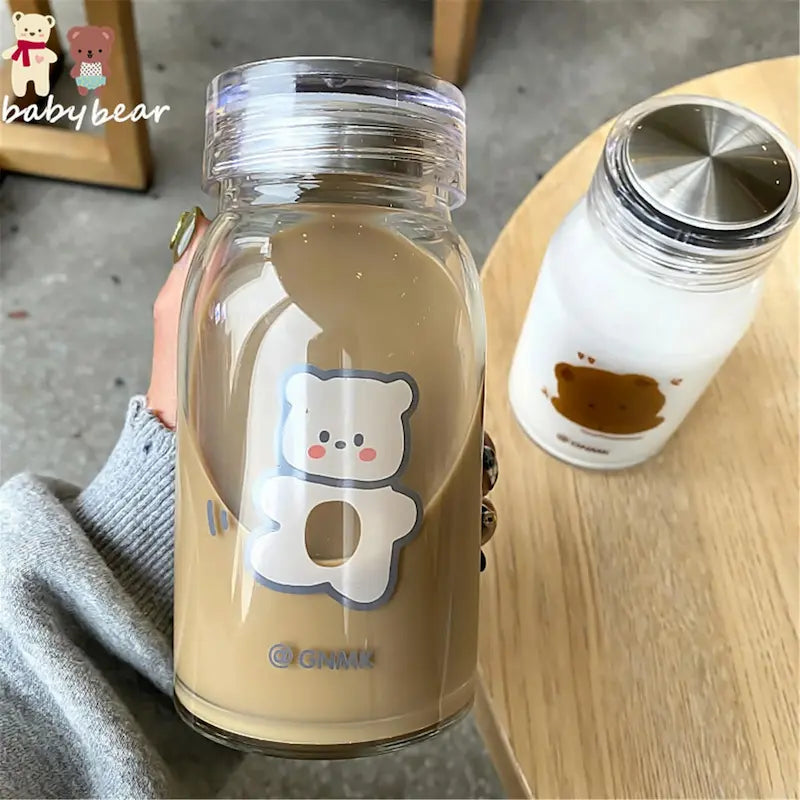 Bouteille en verre ours 500 ml