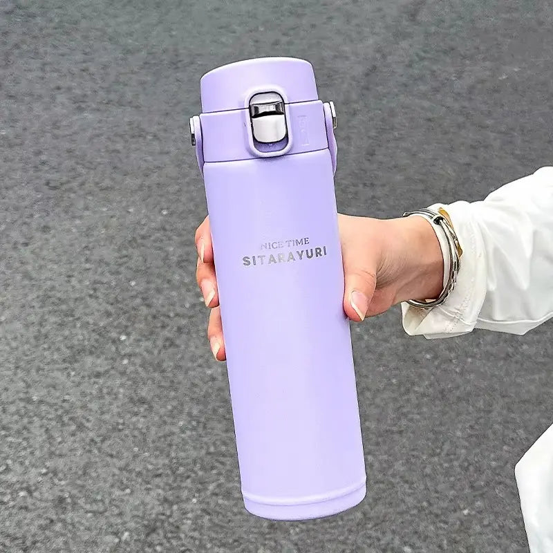 Gourde sport inox Pop-Up 500 ml 