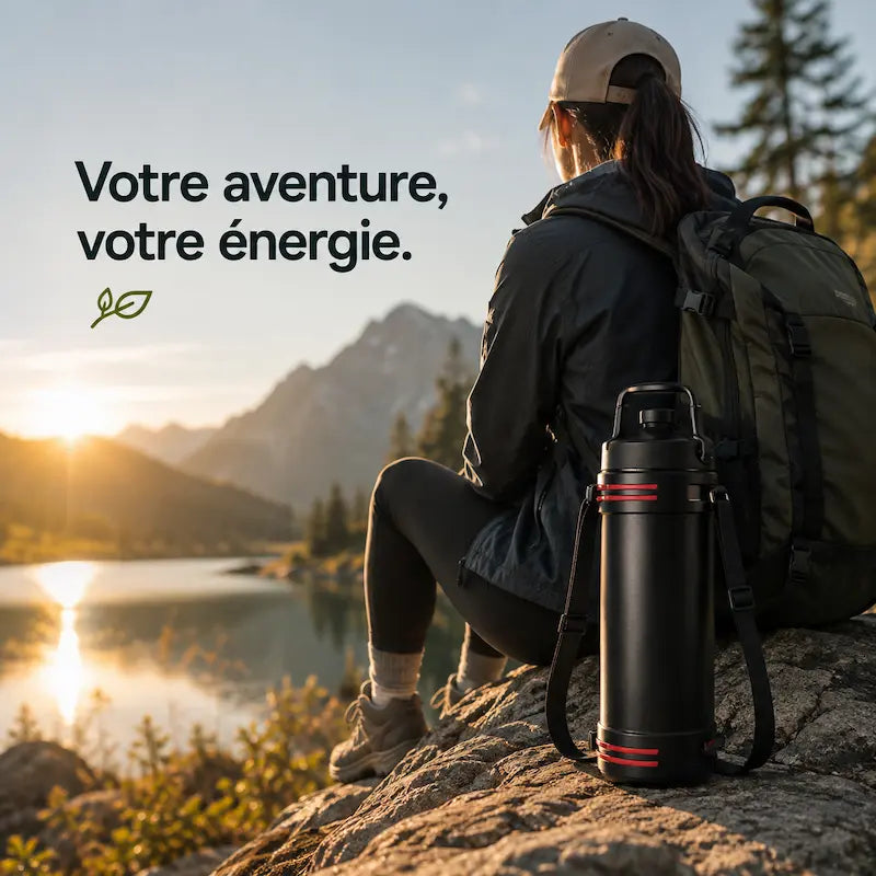 Bouteille isotherme inox étanche - Chaud & froid nomade | ThermoTrail