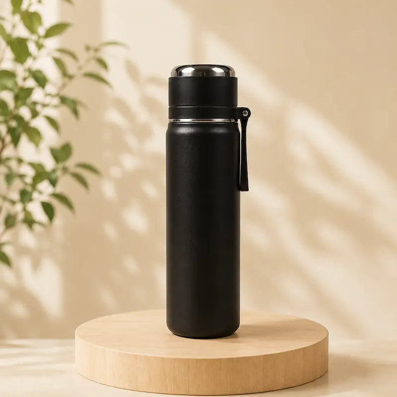 Gourde isotherme en acier inoxydable - Étanche