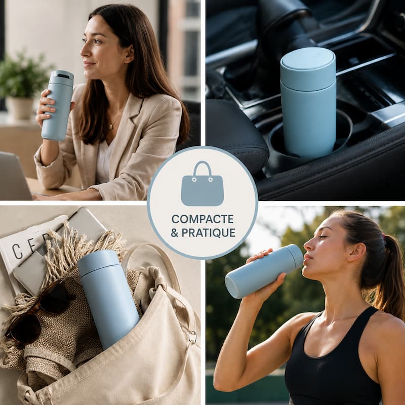 Gourde Isotherme 450 ml - Étanche & Design