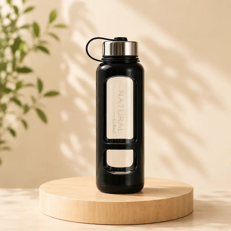Bouteille en verre anti-brûlure - Protection thermique | SafeGlass