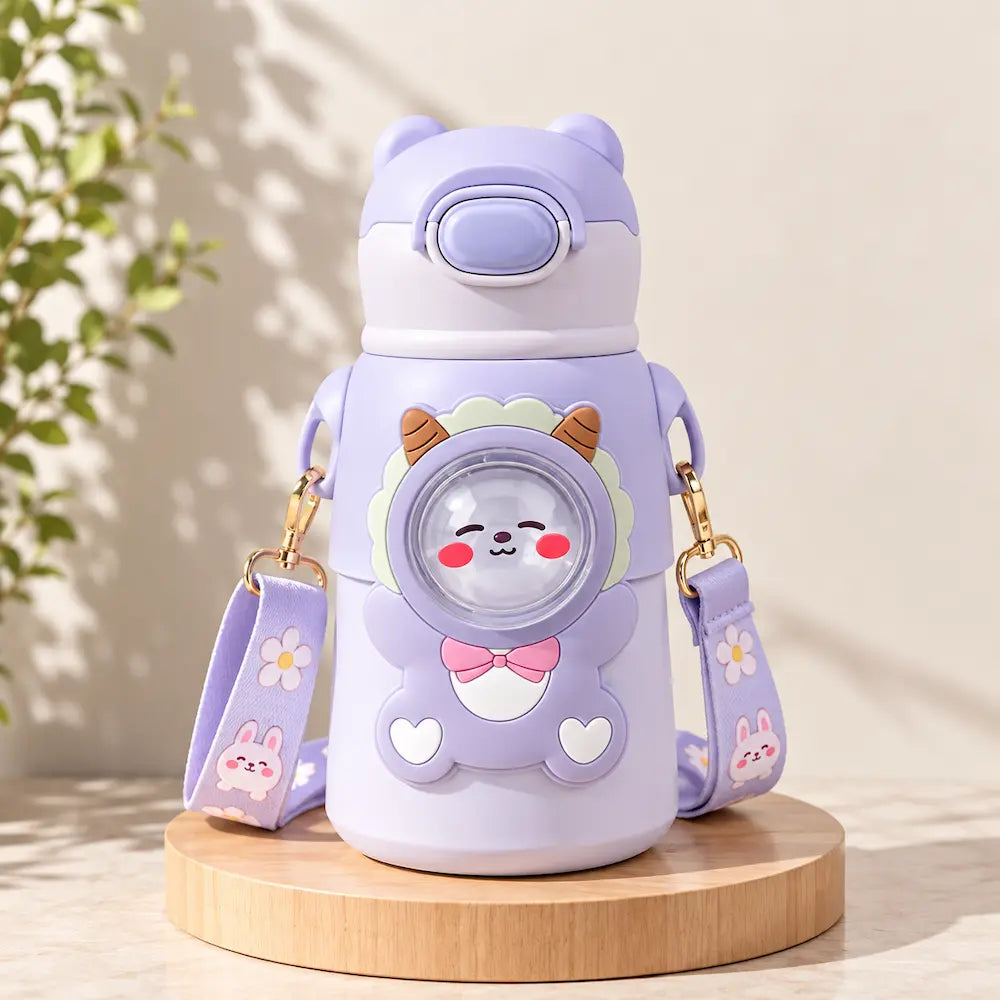 Gourde enfant motif ours - Pratique au quotidien