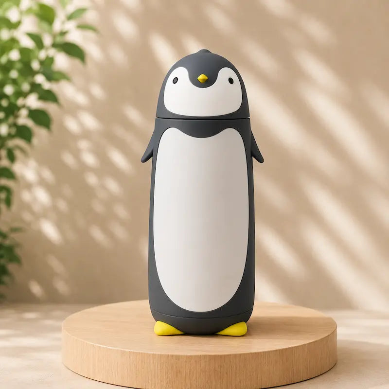 Gourde Pinguin - Anti-fuite et pratique | AquaKids
