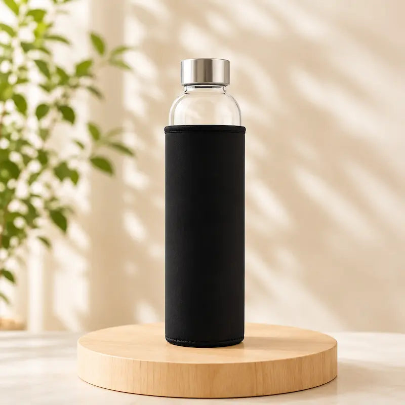 Gourde de sport en verre – Zéro goût plastique | VitraFlow