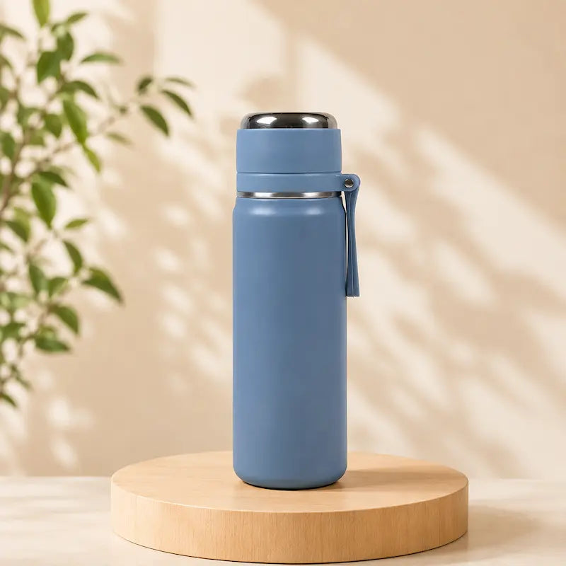 Gourde isotherme en acier inoxydable - Étanche
