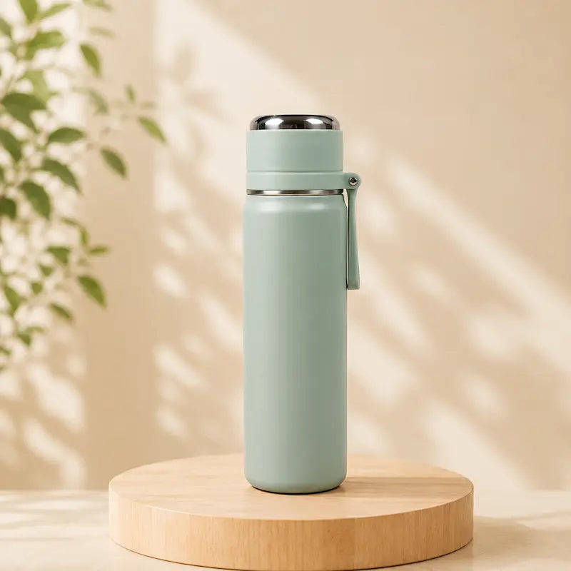 Gourde isotherme en acier inoxydable - Étanche