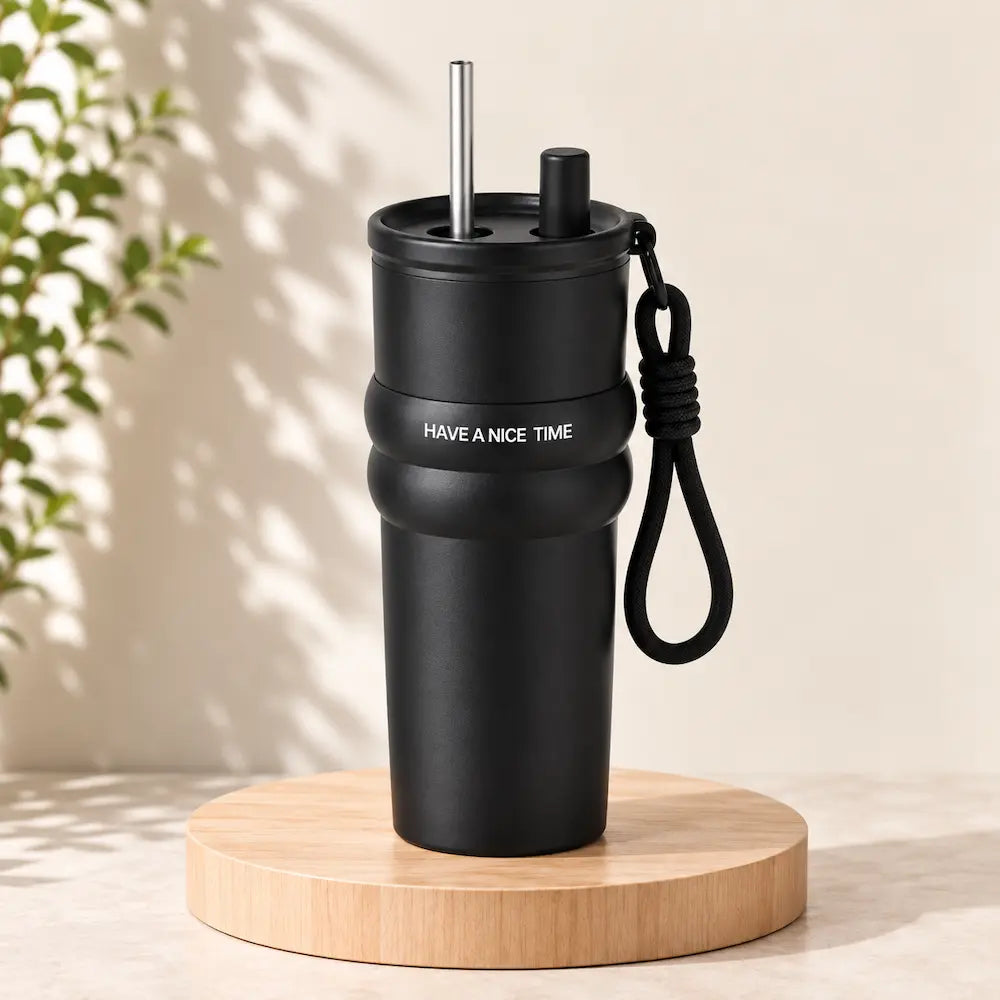 Thermos en inox - Boisson chaude 12h