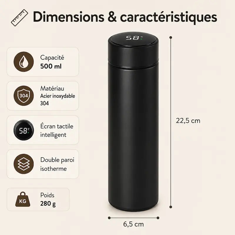 Gourde connectée