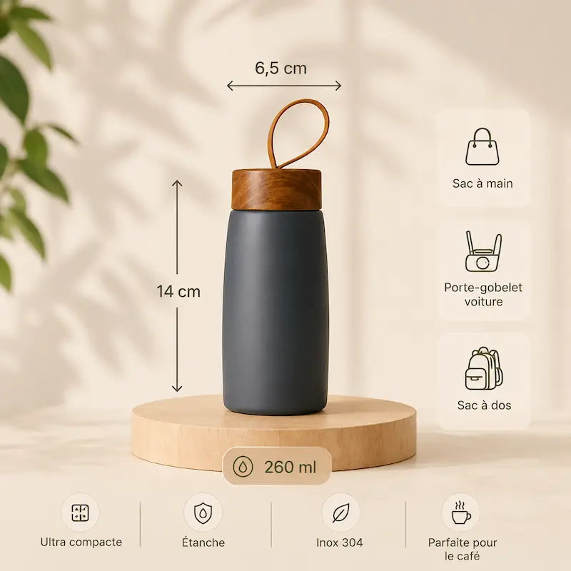 Gourde de voyage isotherme