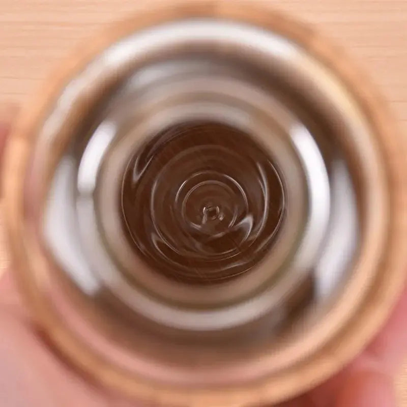 Gourde en verre bambou