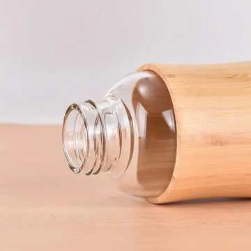 Gourde en verre bambou